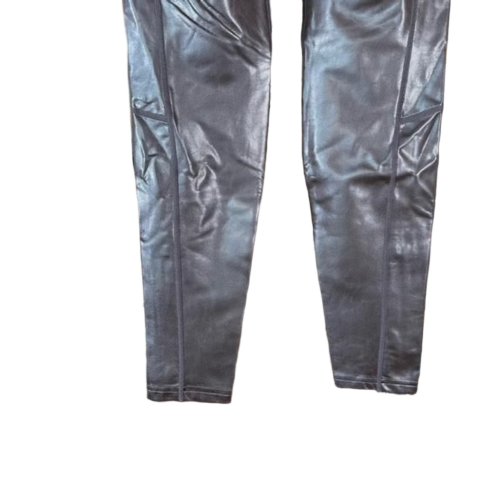 A.L.C. Vegan Leather Leggings Chocolate Brown Size 2 NWT - Picture 8 of 10